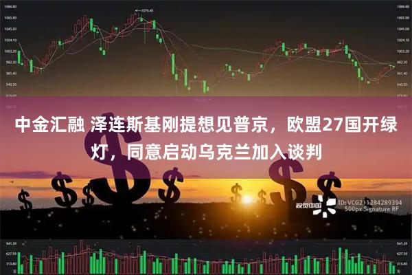 中金汇融 泽连斯基刚提想见普京，欧盟27国开绿灯，同意启动乌克兰加入谈判