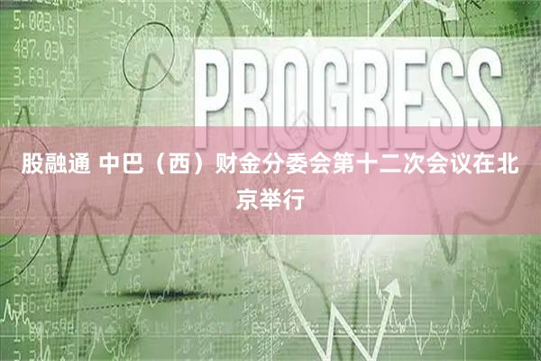 股融通 中巴（西）财金分委会第十二次会议在北京举行